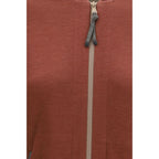 Brunello Cucinelli Bordeaux Silk Sweatshirt