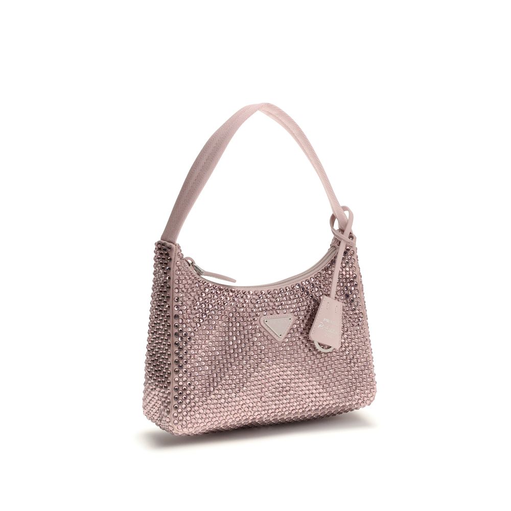 Prada Multicolor Viscose Shoulder Bag