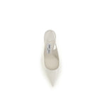 Jimmy Choo White Silk High Heel Pumps