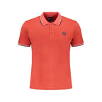 Gianmarco Venturi Red Cotton Men's Polo Shirt