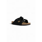Birkenstock Black Suede Leather Sandals