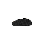 Birkenstock Black Leather Slippers