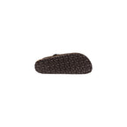 Birkenstock Brown Suede Leather Slippers