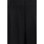 Max Mara Black Linen Pants