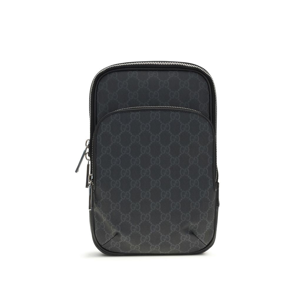 Gucci Black Polyurethane Shoulder Bag