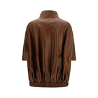 Balenciaga Brown Lamb Leather Clothing