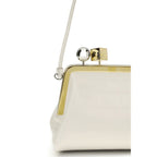 Jacquemus White Lamb Ovis Aries Aries Clutch Bag