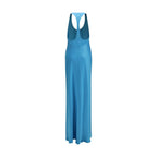 Staud Blue Silk Casual Dress