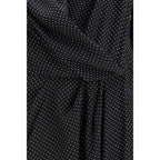 SA SU PHI Black Silk Long Dress