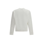 Ami Paris White Cotton Sweatshirt