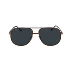 Lacoste Brown Metal Sunglasses