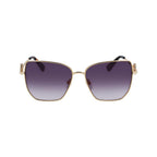 Longchamp Gold Metal Sunglasses