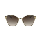 Longchamp Gold Metal Sunglasses