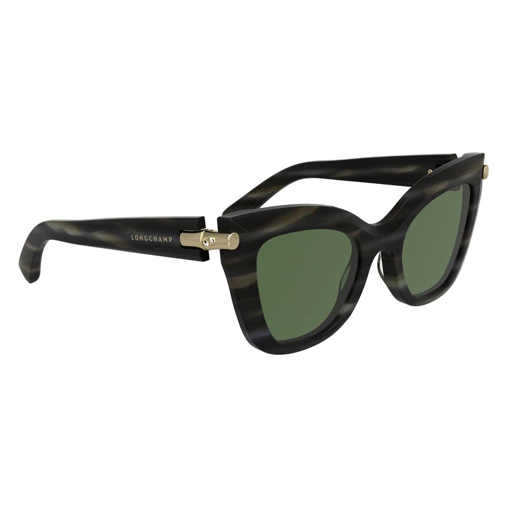 Longchamp Gray Acetate Sunglasses