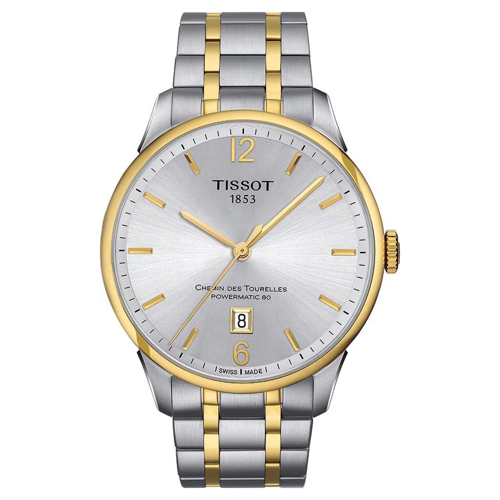 Tissot Gray Stainless Steel Dress Watch