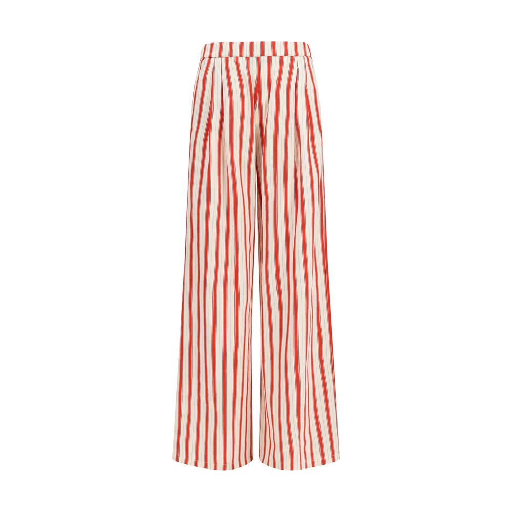 Forte_Forte Multicolor Cotton Casual Pants