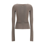 Rick Owens Gray Viscose Shirt