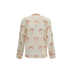 Forte_Forte Beige Cotton Pattern Shirt
