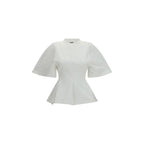 Balenciaga White Cotton T-Shirt