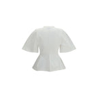 Balenciaga White Cotton T-Shirt
