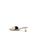 The Row Beige Lamb Ovis Aries Aries Stiletto Heel Sandals
