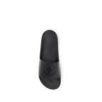 Moncler Black Rubber Slippers