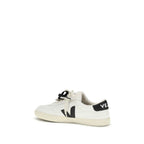 Veja White Calf Leather Bos Taurus Athletic Sneakers