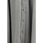 Haikure Blue Cotton Midi Skirt