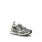 Off-White Multicolor Polyethylene Athletic Sneakers