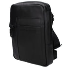 Piquadro Black Leather Crossbody Bag