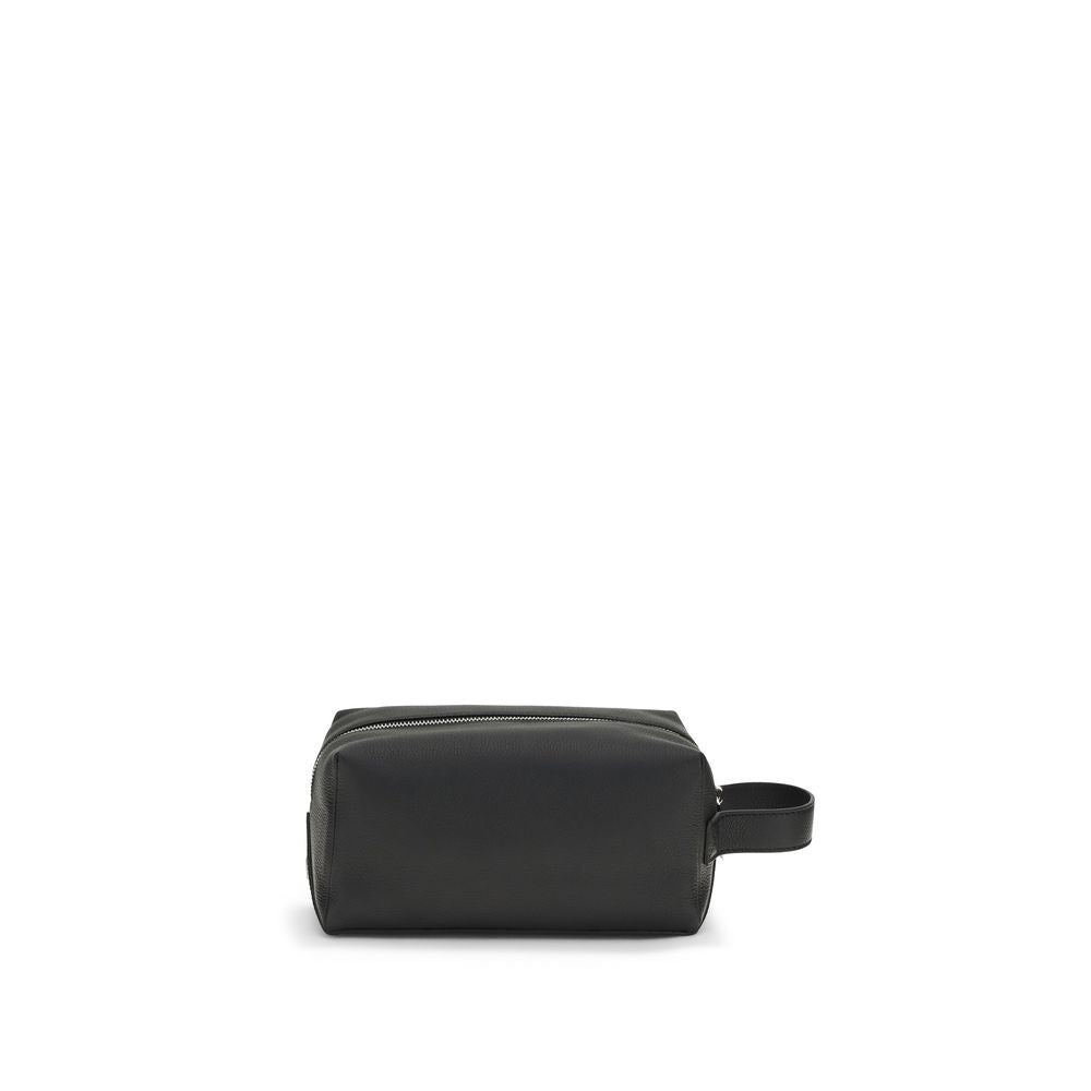 Fendi Black Calf Leather Bos Taurus Luggage And Travel
