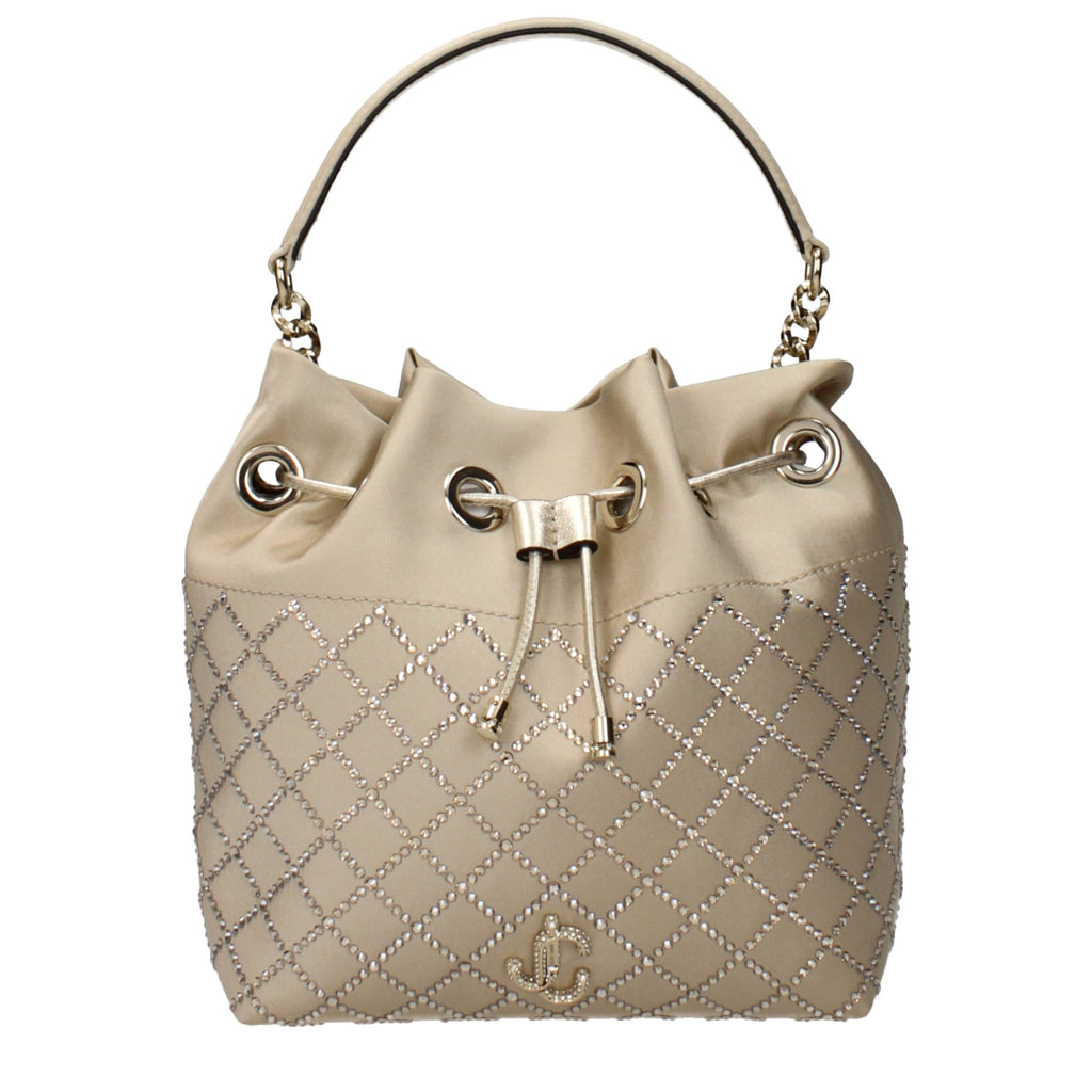 Jimmy Choo Gold Satin Handbag