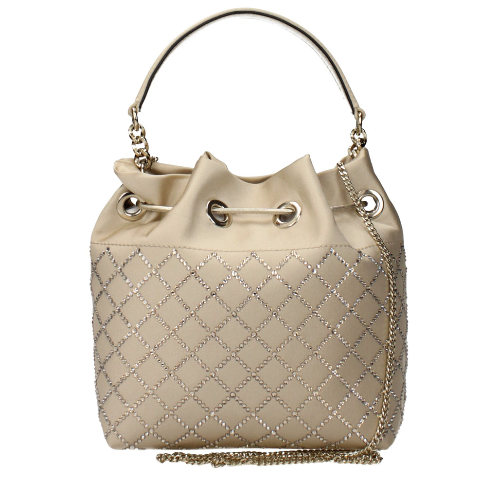 Jimmy Choo Gold Satin Handbag