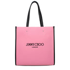 Jimmy Choo Pink Fabric Shoulder Bag