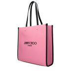 Jimmy Choo Pink Fabric Shoulder Bag