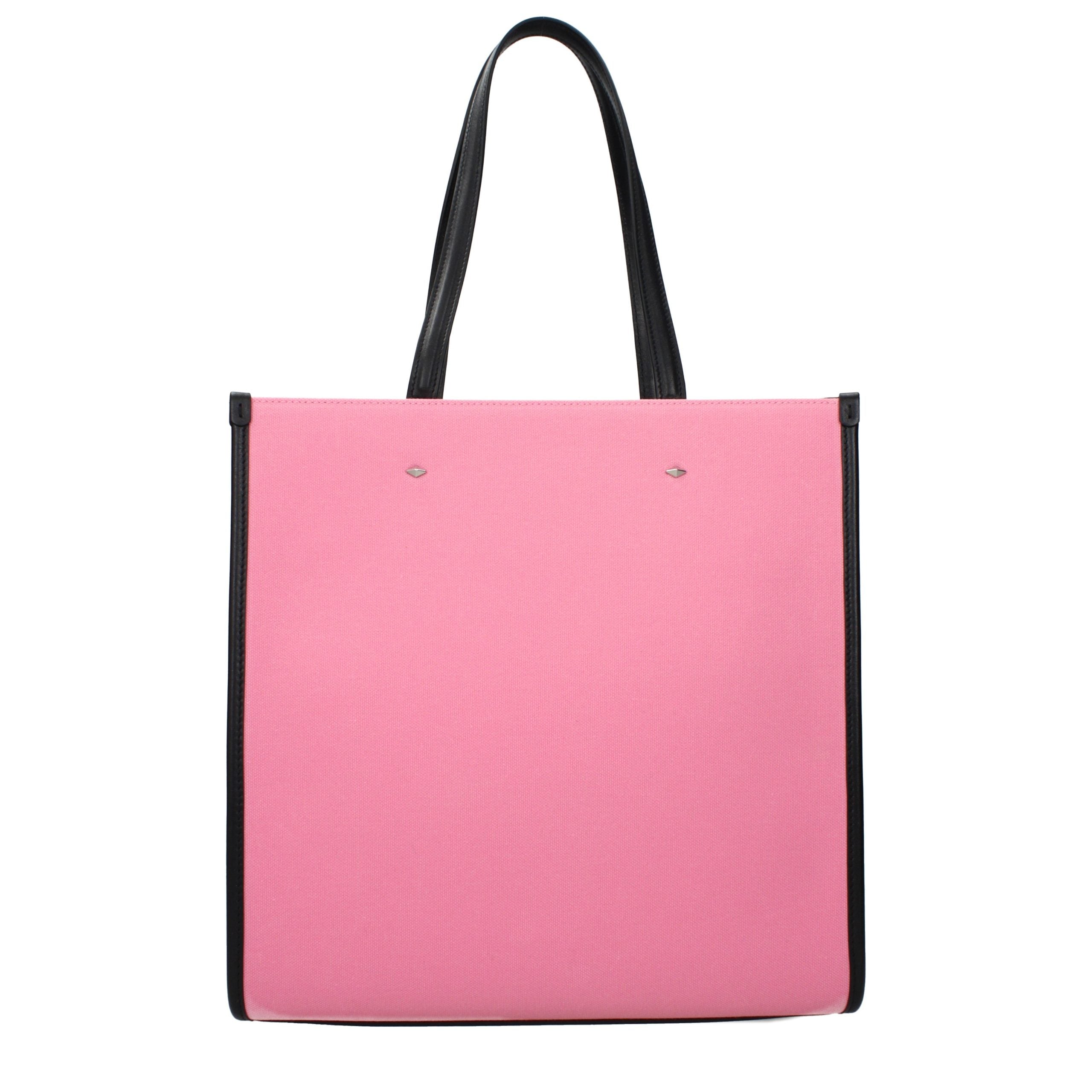 Jimmy Choo Pink Fabric Shoulder Bag