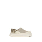 UGG Beige Cotton Mules