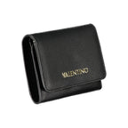 Mario Valentino Black Polyurethane Women's Wallet