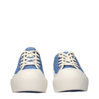 Jimmy Choo Blue Fabric Low Top Sneakers