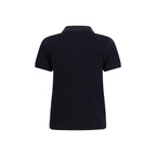 Maison Kitsuné Black Cotton Polo Shirt