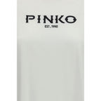 PINKO White Cotton T-Shirt