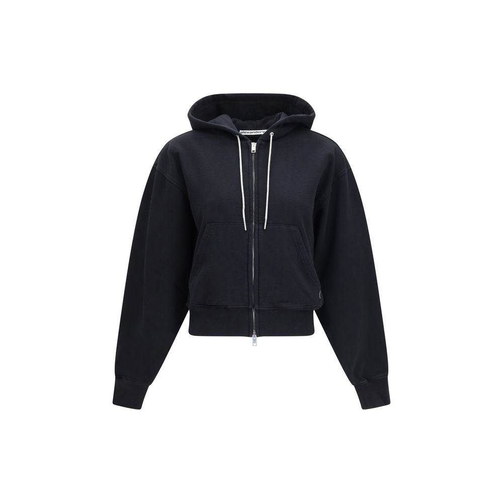 Alexander Wang Black Cotton Sweatshirt