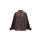 SOSUE Brown Cotton Shirt