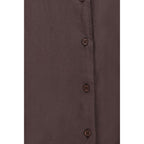 SOSUE Brown Cotton Shirt