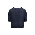 Brunello Cucinelli Blue Cotton Sweatshirt