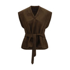 Lemaire Brown Cotton Blouse