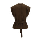 Lemaire Brown Cotton Blouse