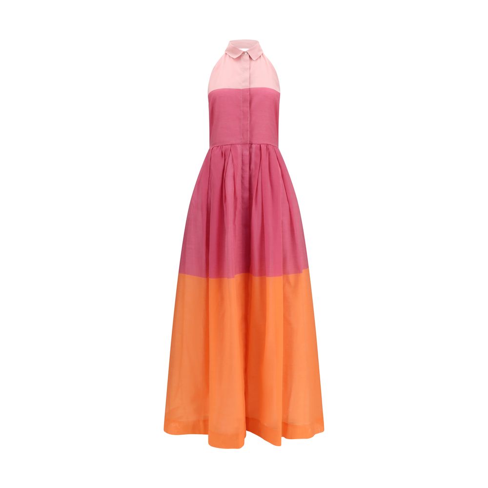 Sara Roka Multicolor Cotton Casual Dress