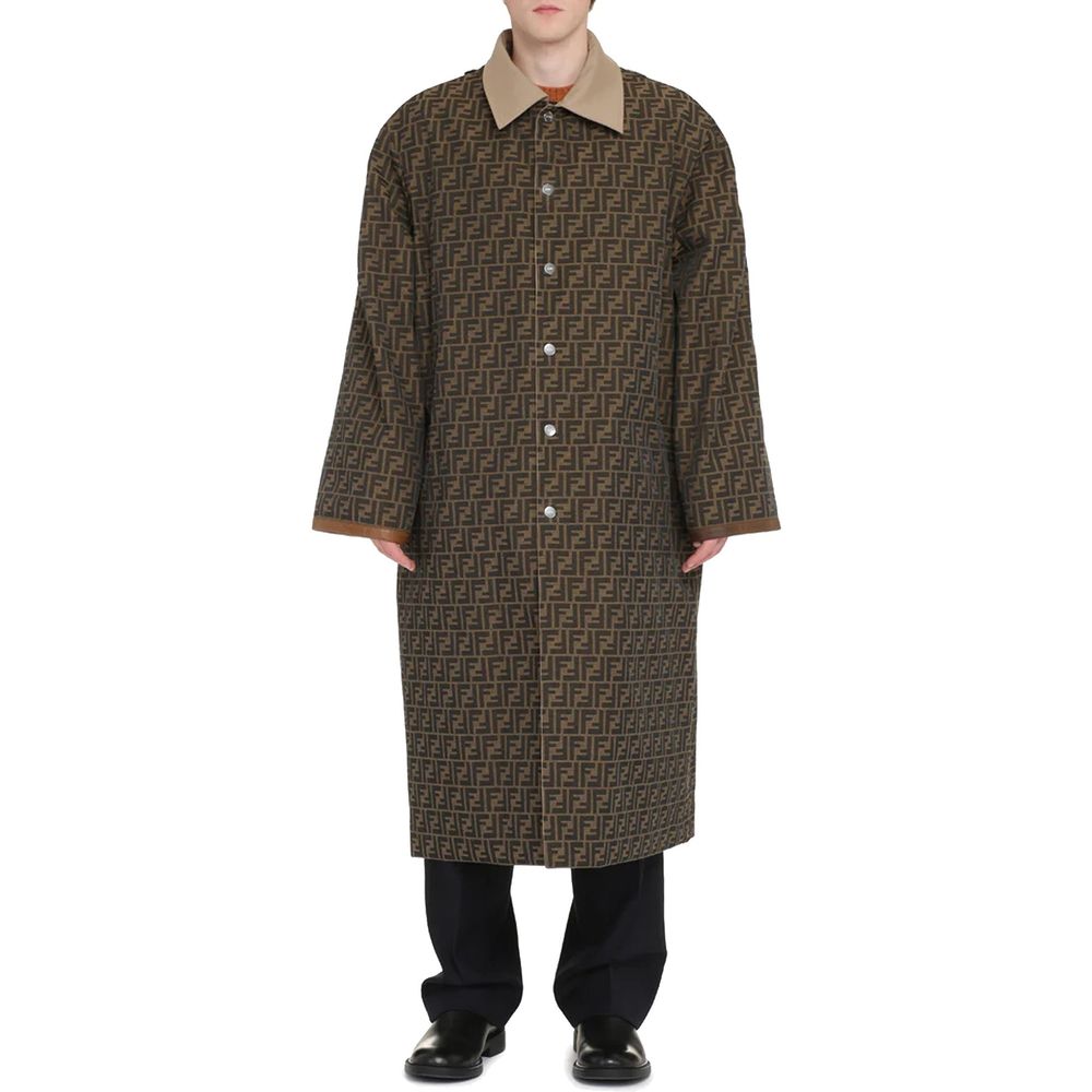 Fendi Beige Cotton Coat