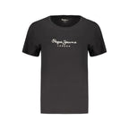 Pepe Jeans Black Cotton Women's TShirt